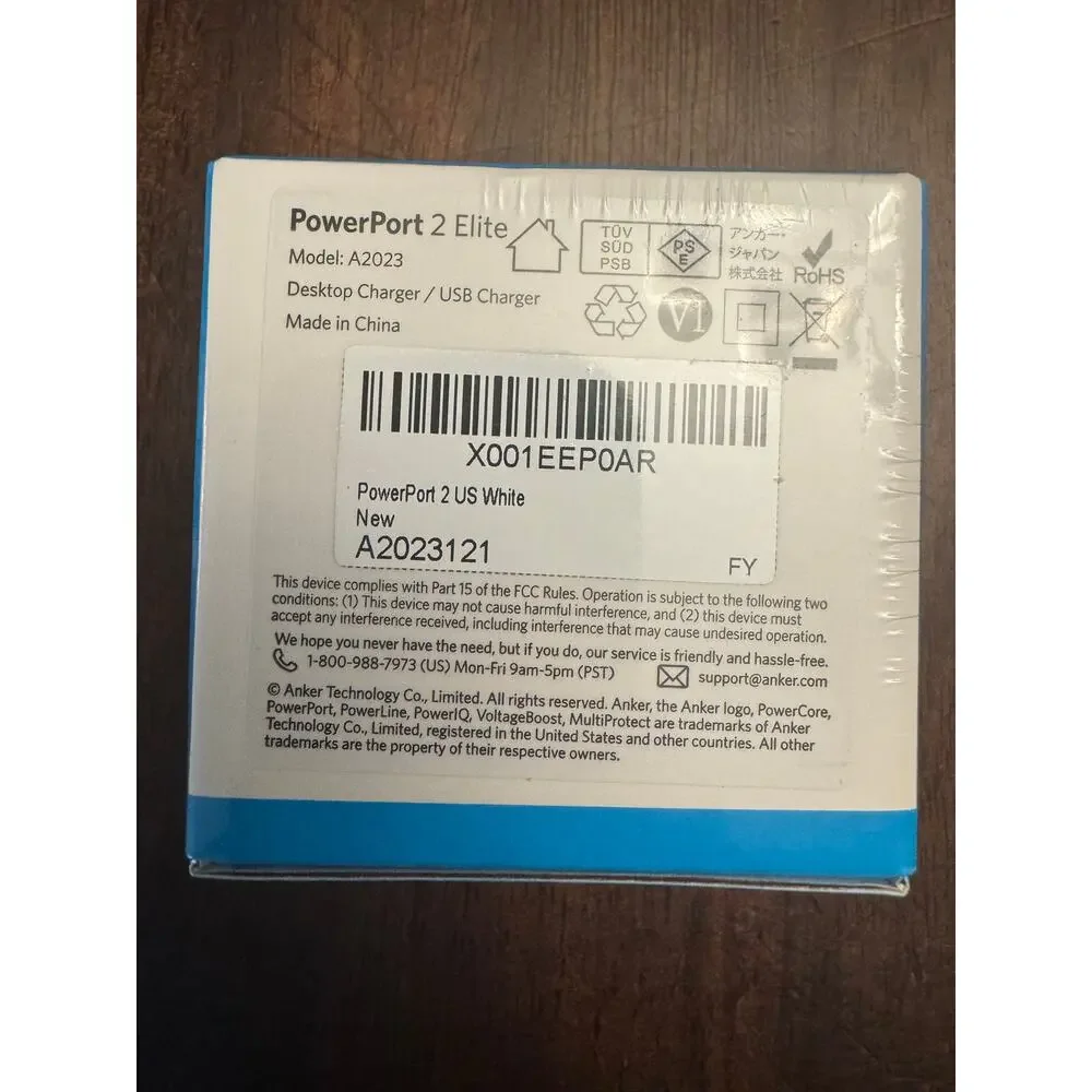 Anker Powerport 2 elite white Model A2023 SEALED NIB